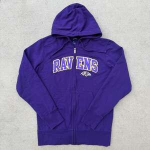 Antigua Baltimore Ravens NFL Full-Zip Hoodie Sweatshirt